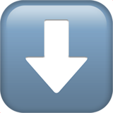 ⬇️ Flecha Hacia Abajo en Apple iOS 11.1